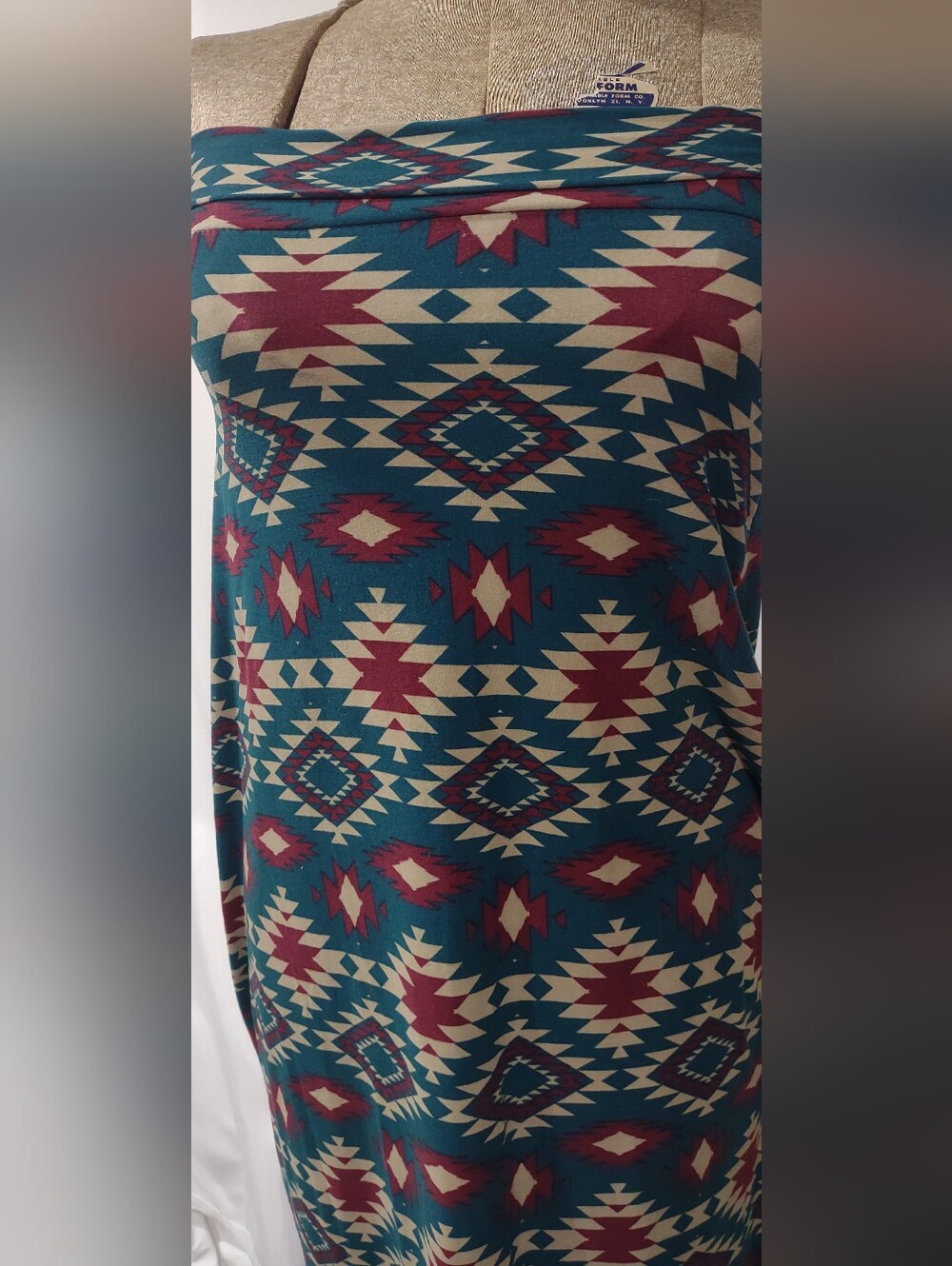 TRIBAL PRINT MAXI  SKIRT OR MIDI DRESS HIPPIE BOHO STYLE NO BRAND NO TAGS